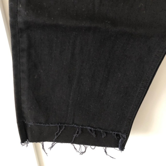 Rag & Bone Black Nina High-Rise Stove Pipe Straight Jeans 30 - Picture 8 of 13